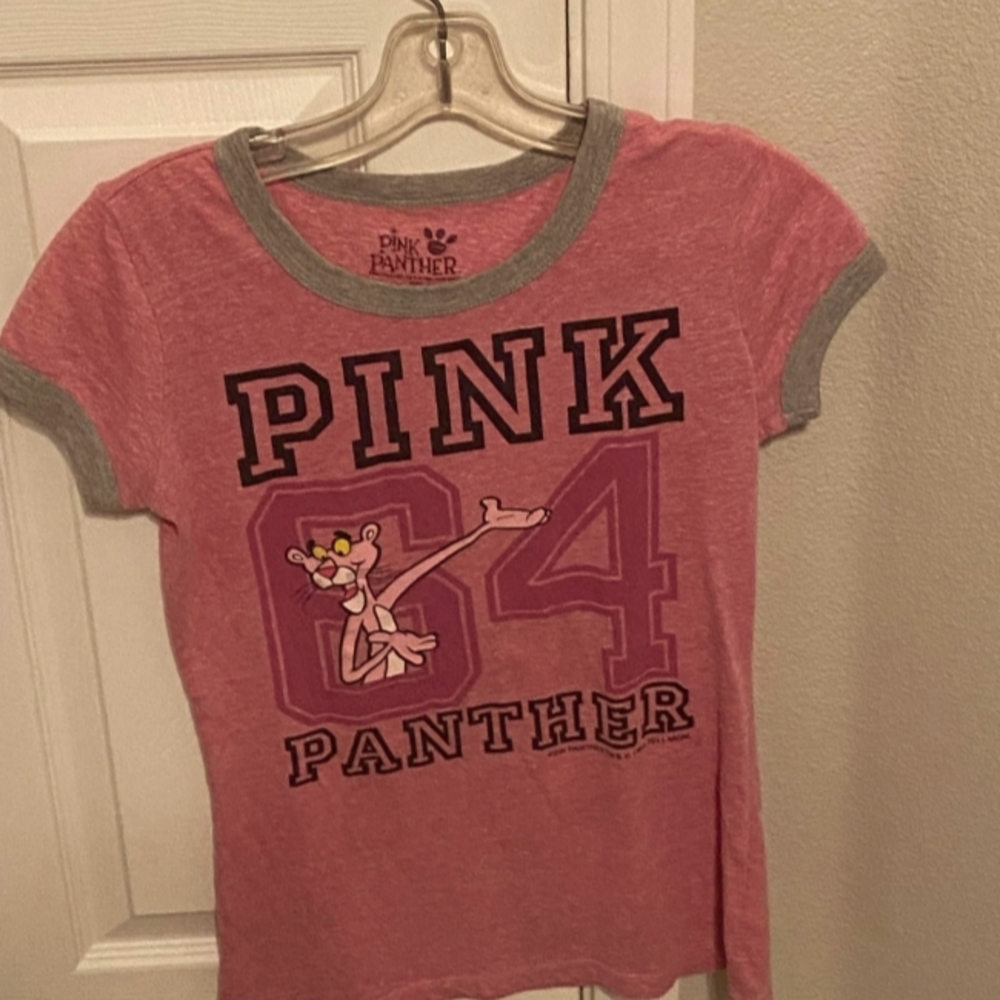 Juniors Pink Panther T-shirt